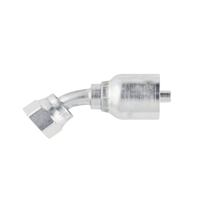 Conexión en Codo de 45° Parker 1J743-12-12 Serie 43 Hembra Seal Lok Swivel Crimpada de 3/4 in