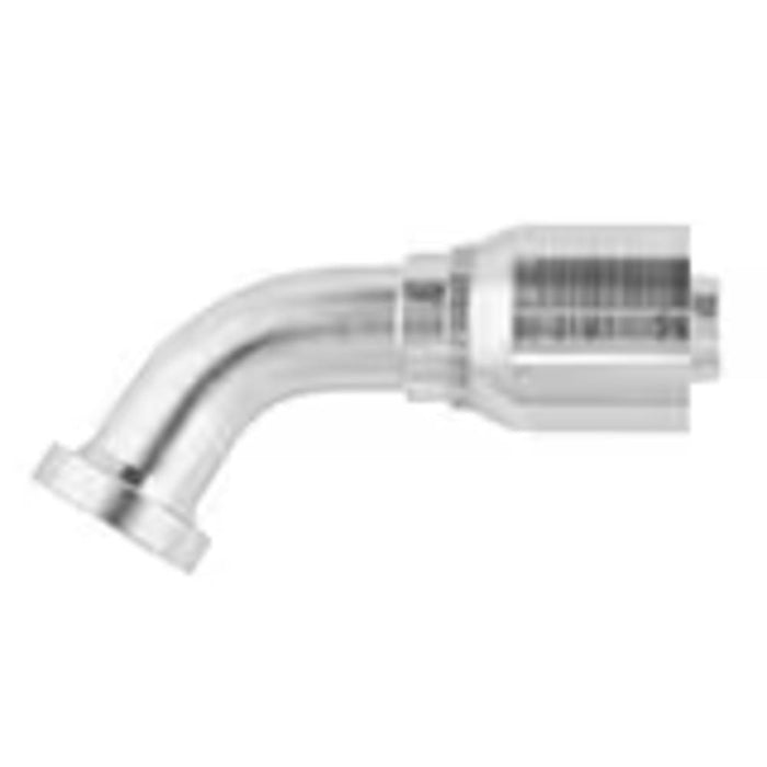 Conexión en Codo de 60° Parker 1XG77-16-16 Cabeza de Brida Caterpillar Crimpada de 1 in