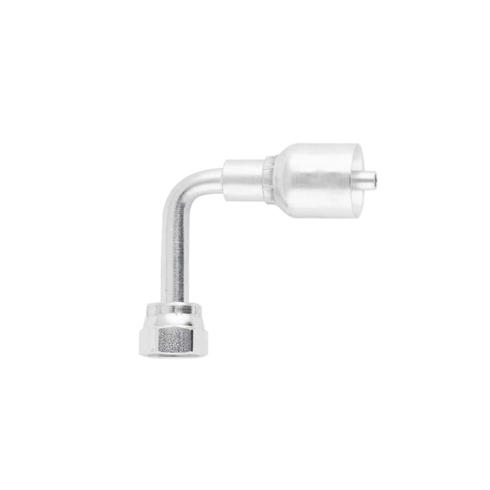 Conexión en Codo de 90° Crimpable Parker 1J143-8-6 Serie 43 Hembra Seal Lok Giratoria de 1/2 in a 3/8 in