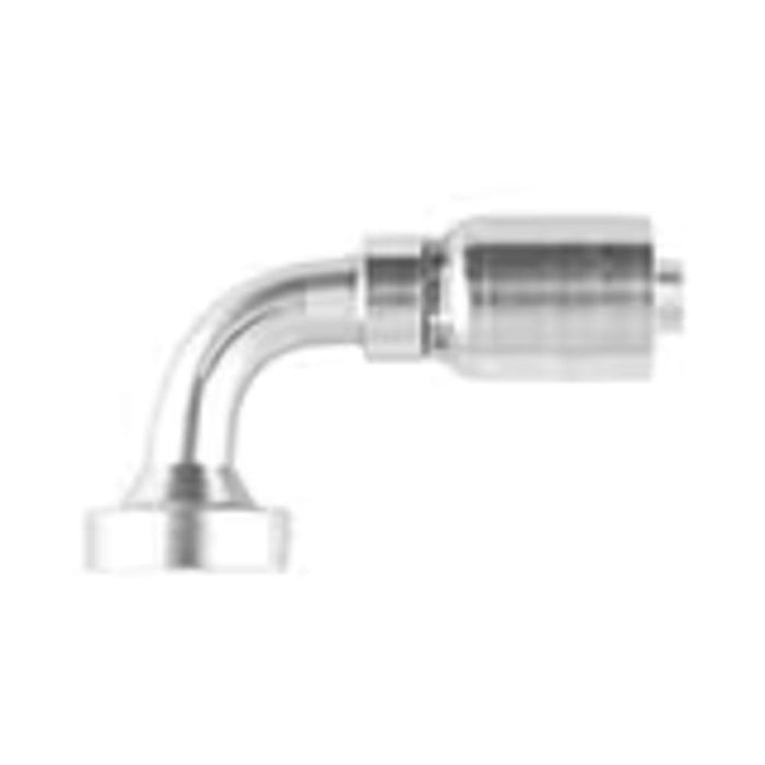 Conexión en Codo de 90° Parker 1XN77-20-16 Cabeza de Brida Caterpillar Crimpada 1-1/4 in a 1 in