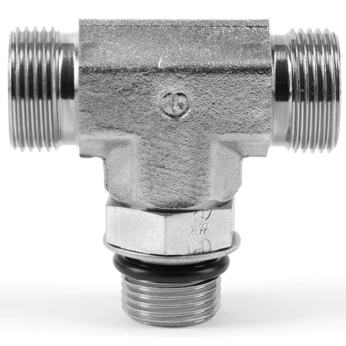 Conexión en Tee Ajustable Hidráulica DIN Parker TEE06LRCF de 6 mm a G 1/8 BSPP