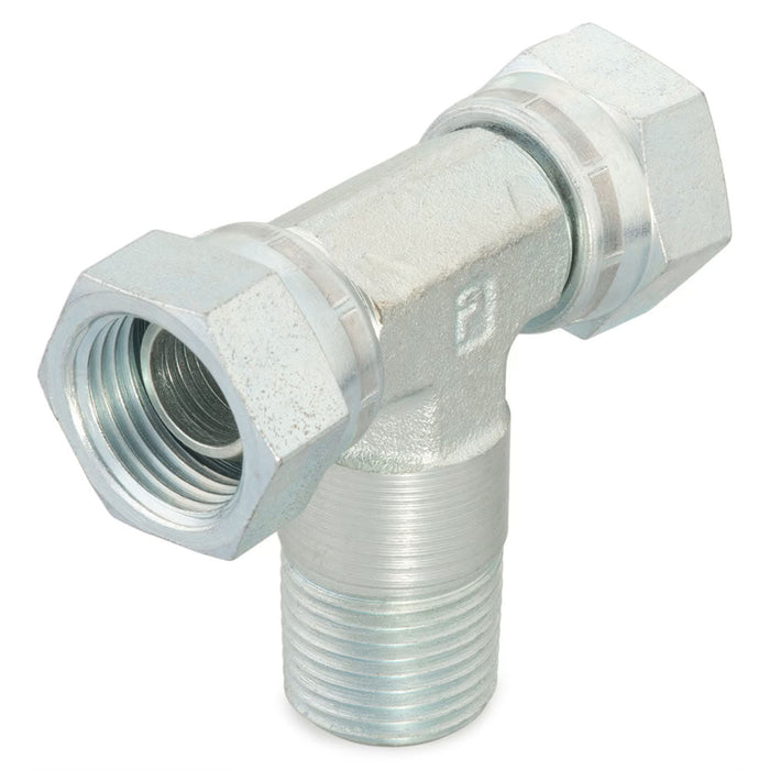 Conexión en Tee Giratoria Parker 217T-8-8 para Tubería Macho NPT 1/2 in a Hembra NPSM
