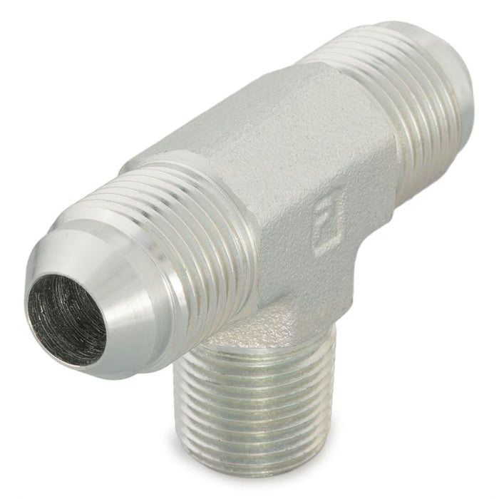 Conexión en Tee Hidraulico Macho Parker 6-6-6 STX-S Triple Lok 37° JIC a NPT de 3/8 in
