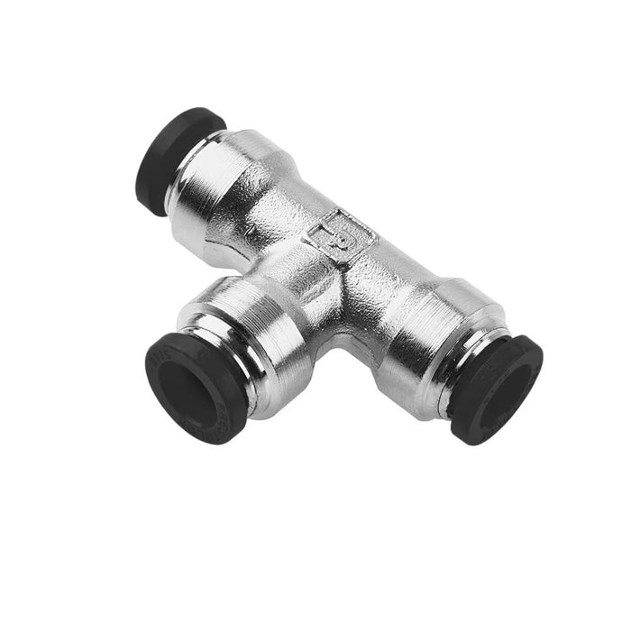Conexión en Tee Parker 164PLP-5/32 Push-to-Connect Niquelado de 5/32 in