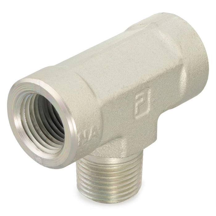 Conexión en Tee Parker 1 MMS-S Acero NPT Ramal Macho