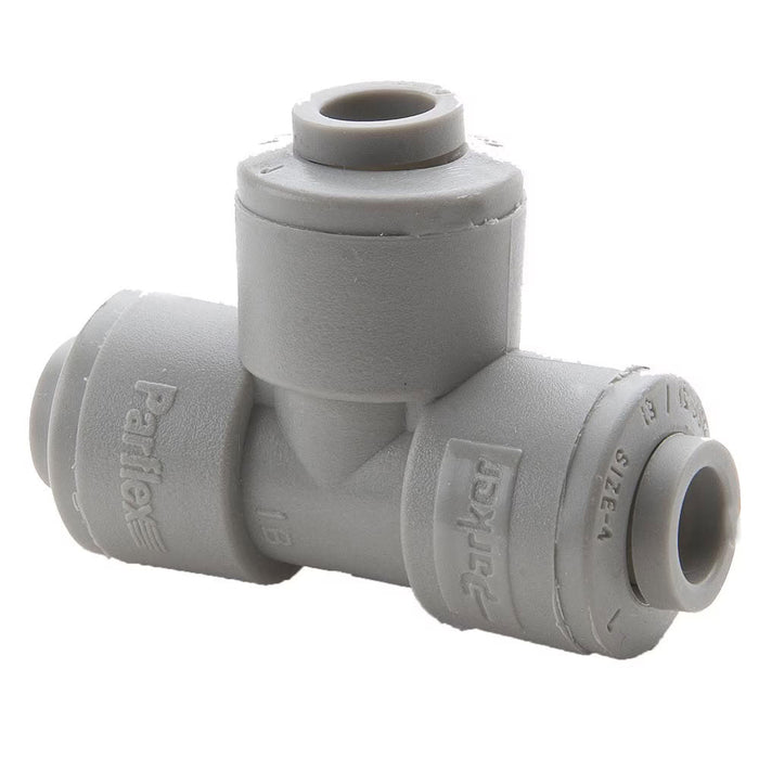 Conexión en Tee Parker A8TU8-MG TrueSeal Push to Connect para Tubo de 1/2 in Tres Salidas en Aceta