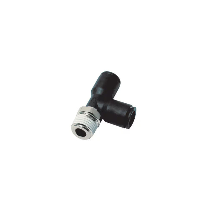Conexión en Tee Push-In con Derivación Parker 3103 06 13 Stud LF 3000 Tubo 6 mm a BSPT Macho de 1/4 in