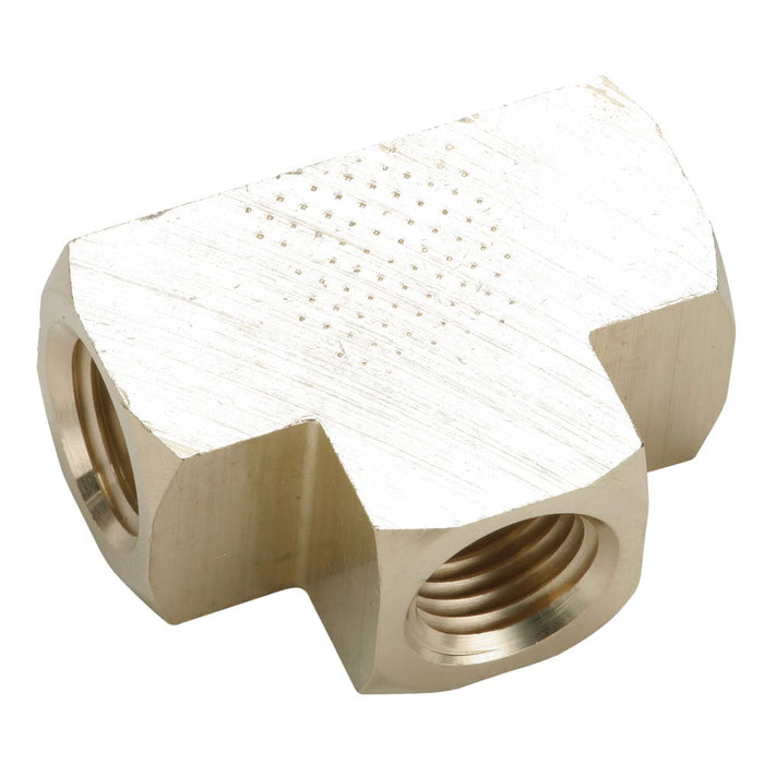 Conexión en Tee de Latón Extruido Parker 2203P-2 Hembra Triple de 1/8 in