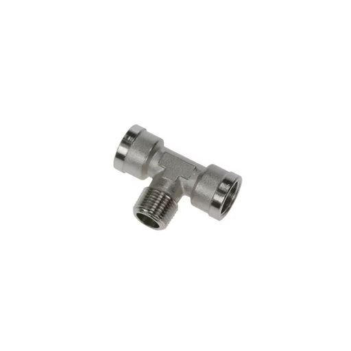 Conexión tee de ramal Parker 0916 00 21 BSPT macho a BSPP hembra 1000 PSI | SUMINREGIO INDUSTRIAL