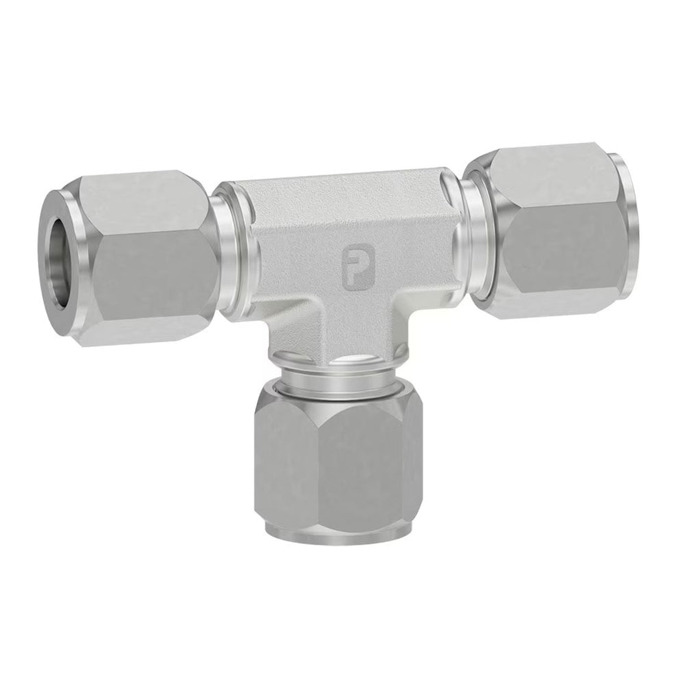 Conexión en Tee de Unión Ferulok Parker 12 JBU-SS en Acero Inoxidable ...