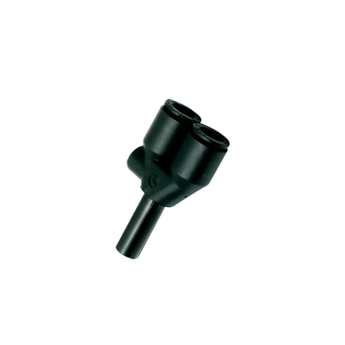 Conexión en Y Parker 3142 04 00 LF 3000 Plug-In Fitting de 4 mm