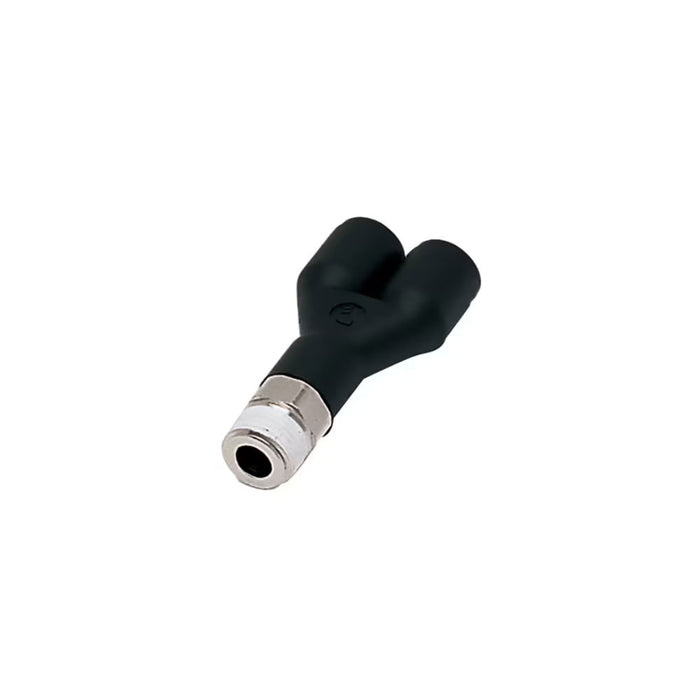 Conexión en Y Parker 3148 56 11 LF 3000 Tubo 1/4 in a Rosca NPT Macho de 1/8 in