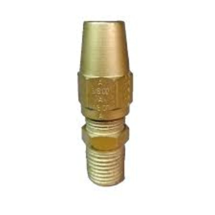 Conexión para Frenos de Aire Parker AB 68AB-8-6 de Latón Tubo de 1/2 in a NPT Macho de 3/8 in D.O.T