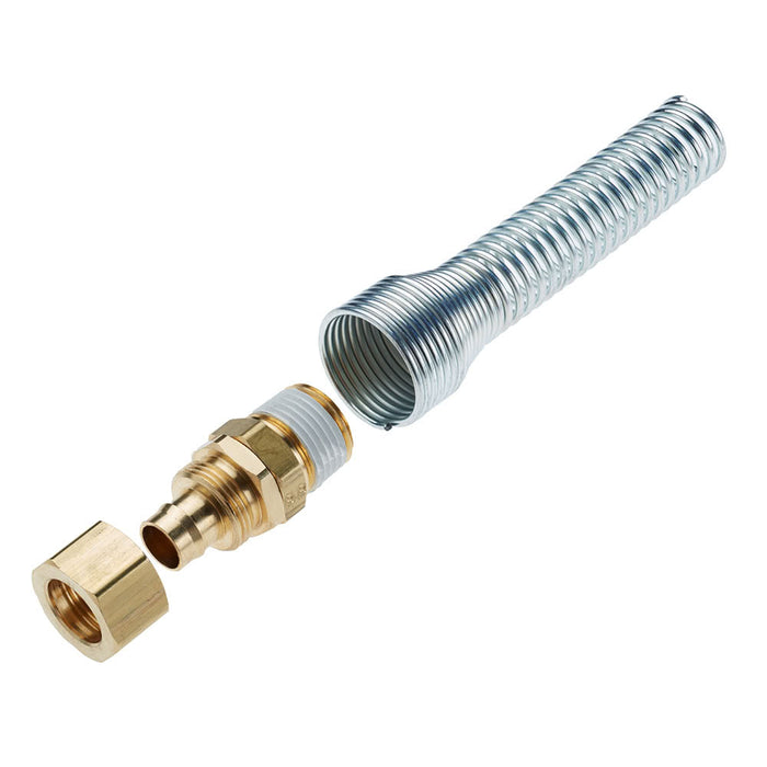 Conexión para Manguera de Nylon Parker 01400-XX de 1/4 in NPT Macho Giratorio con Resorte