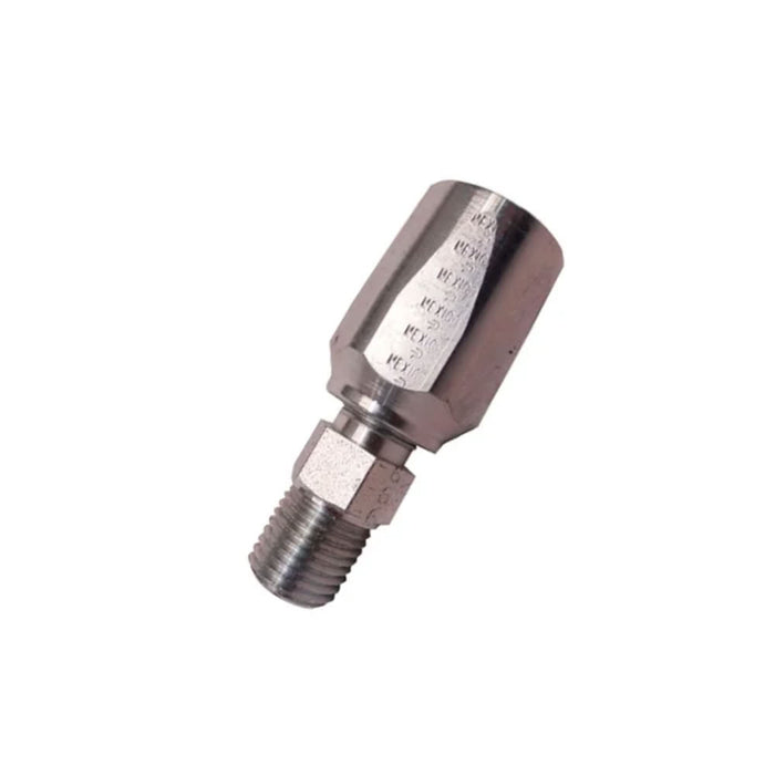 Cople Reusable Macho Parker AC0608MB para Freno de Aire de 3/8 in NPT a Manguera de 1/2 in de Acero