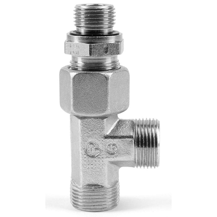 Codo Parker EL22LRED71 — Giratorio ajustable DIN acero inox