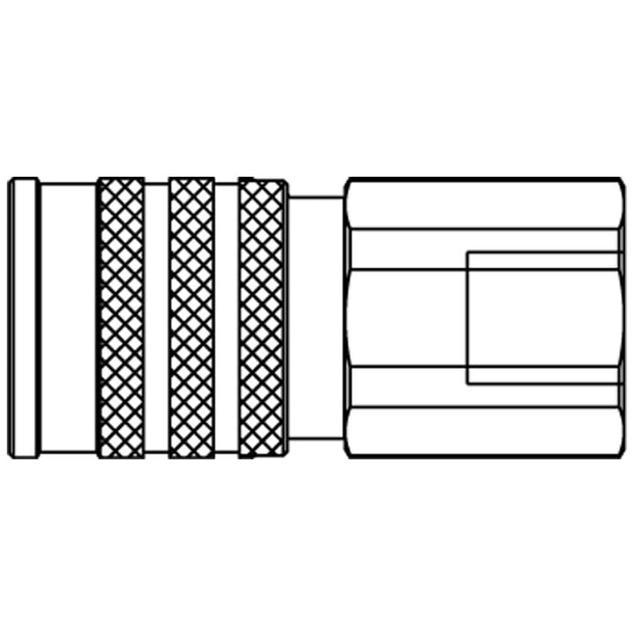 Acoplamiento Parker FEM-621-12FB — ISO 16028