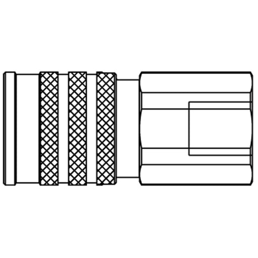 Acoplamiento Parker FEM-751-16FB — ISO 16028