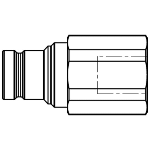Acoplamiento Parker FEM-752-16FB — ISO 16028