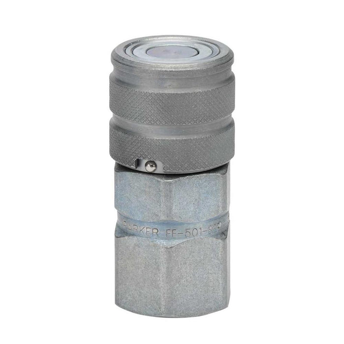 Acoplador Parker FF-501-8FP-E4 — Cara plana anti-derrame
