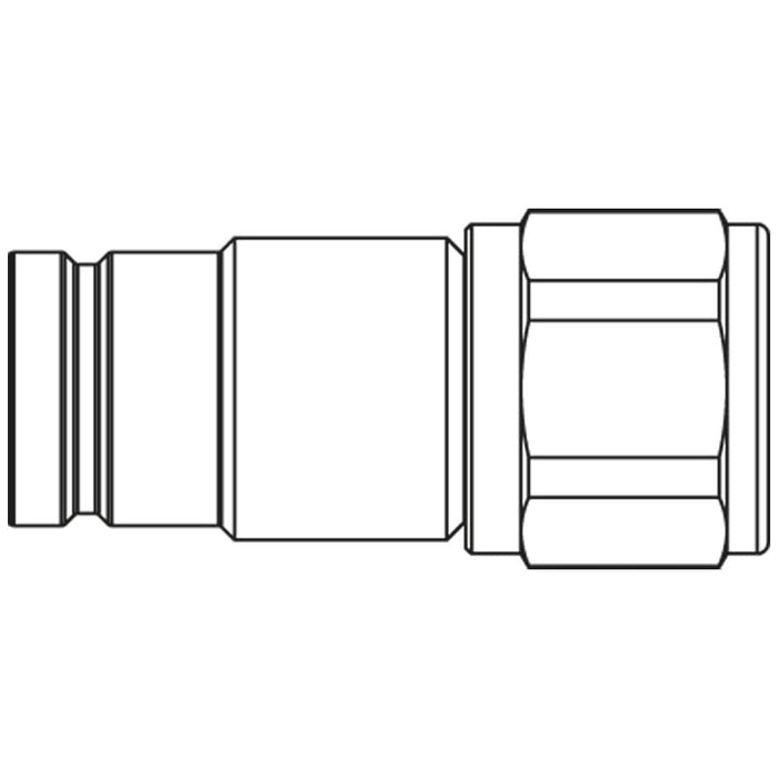Acoplamiento Parker FF7520 C — Cara plana hasta 800 bar
