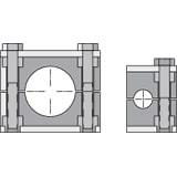 Abrazadera Parker H6498PP — Polipropileno 100R1