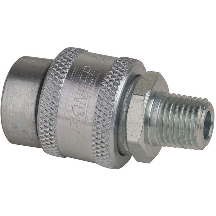 Juego de Acoplamiento Rápido Hidráulico Parker 3000-2 Serie 3000 Macho y Hembra NPT 1/4 in en Acero