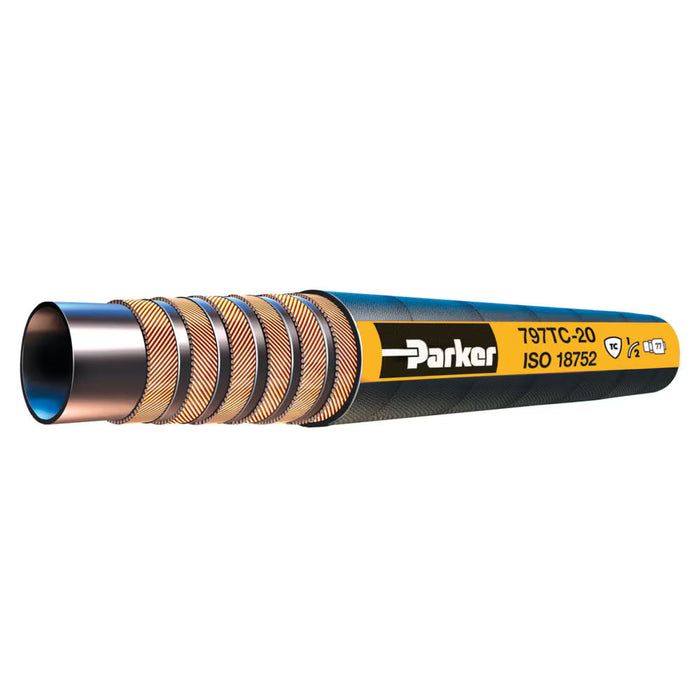Manguera Hidráulica GlobalCore 797 Parker 797TC-8-RL de 6000 psi de 1/2 in