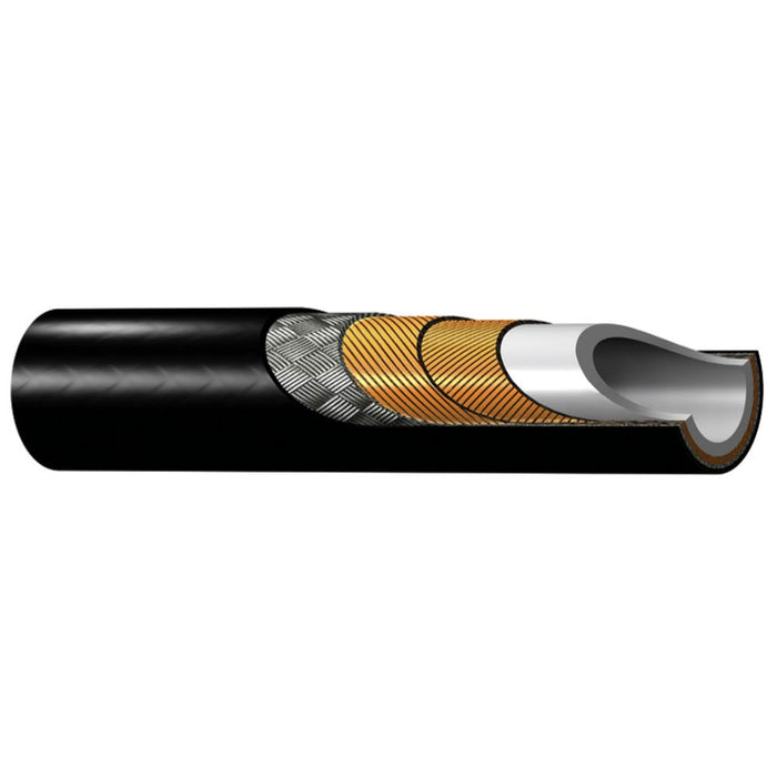 Manguera Hidráulica Parker 2245N-16V30 Alta Presión Diámetro Interior de 1 in Refuerzo de 2 Espirales de Acero