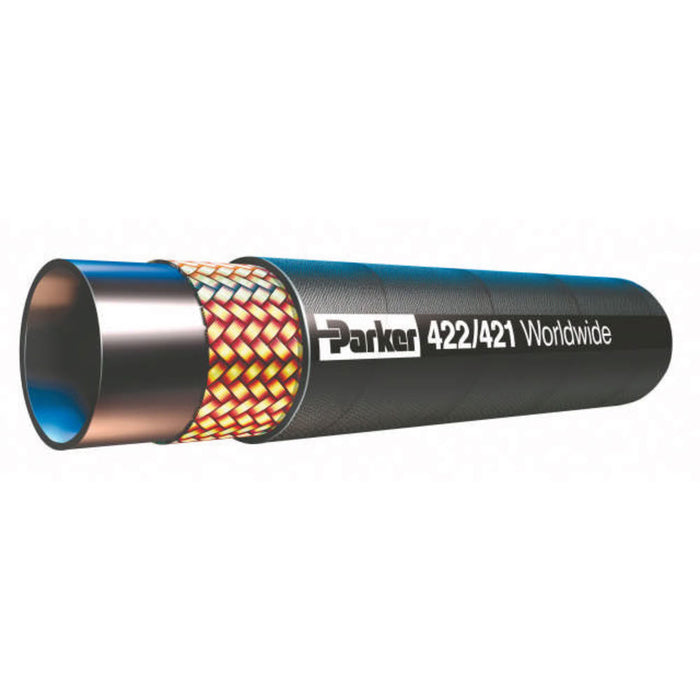 Manguera Hidráulica Parker 422-16 de 1 in con Refuerzo de Una Trenza de Acero