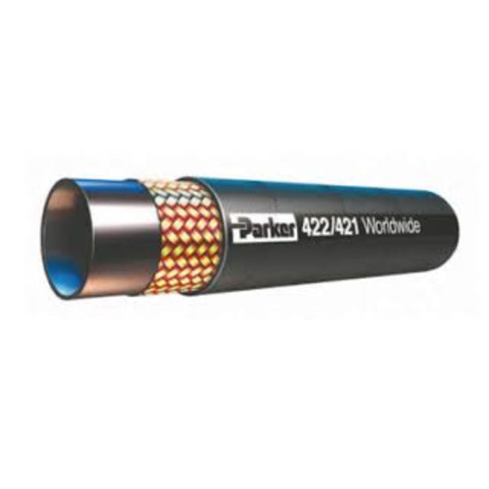 Manguera Hidráulica Parker 422-6-RL de 3/8 in con Refuerzo de Una Trenza de Acero