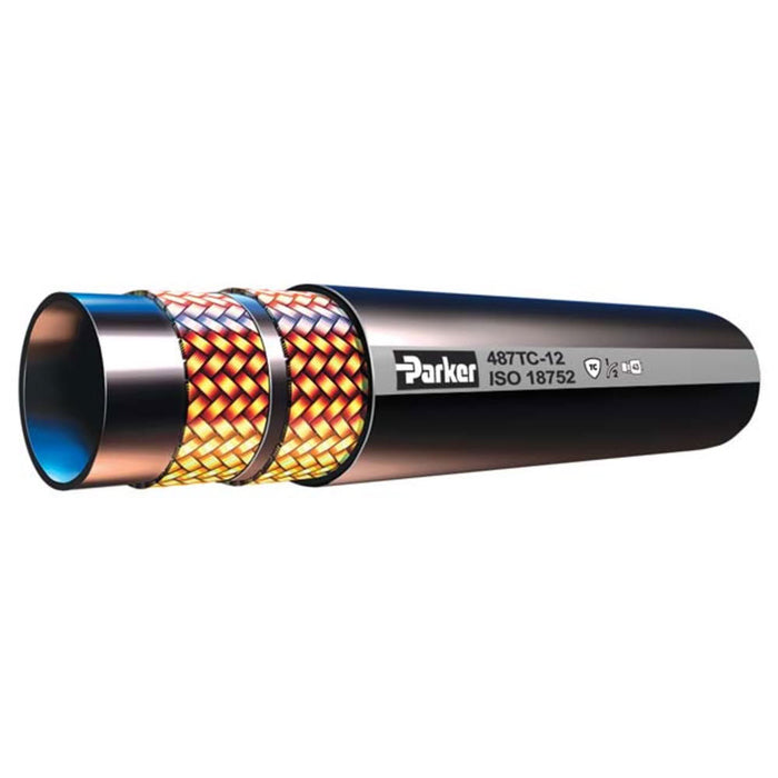 Manguera Hidráulica Parker 487-10-RL GlobalCore de 5/8 in para Aceites