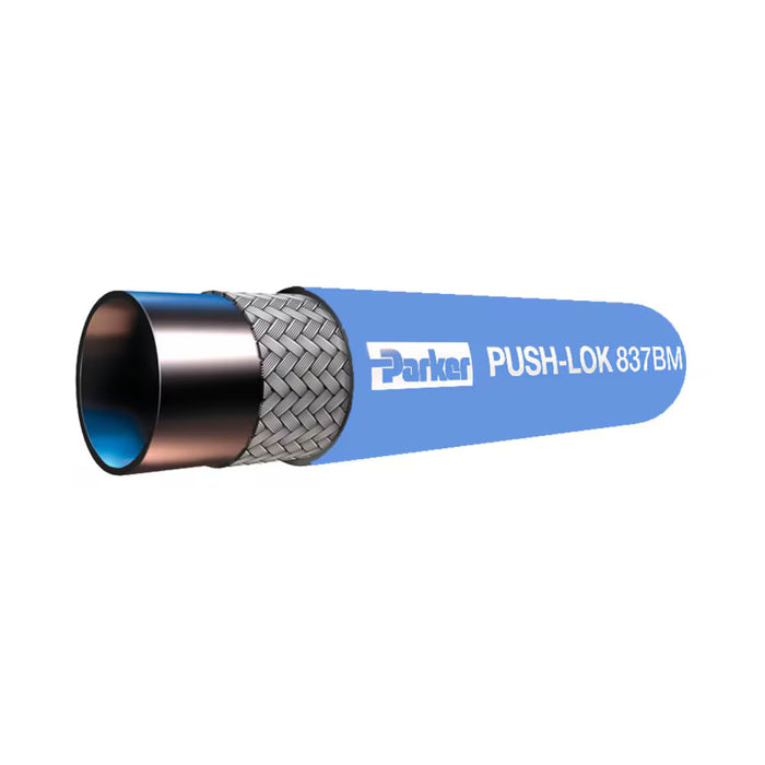 Manguera Push-Lok Parker 837BM-8-BLU-RL de 1/2 in azul
