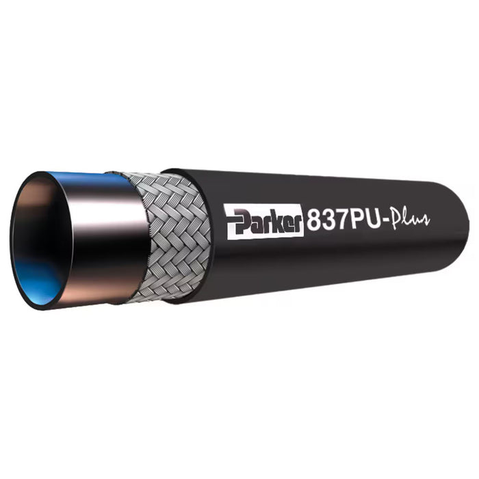 Manguera Push-Lok híbrida Parker 837PU-8-BLK-RL de 1/2 in negra