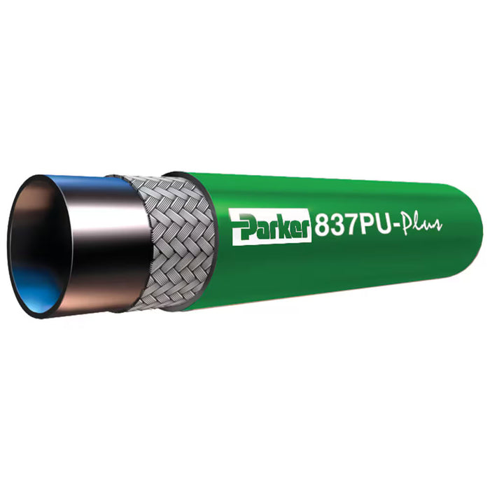 Manguera Push-Lok híbrida Parker 837PU-8-GRN-RL de 1/2 in verde