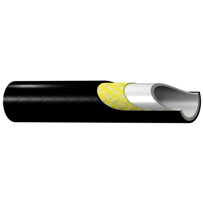 Manguera autosellante Push-Lok Parker 830M-6-BLK-RL de 3/8 in negra