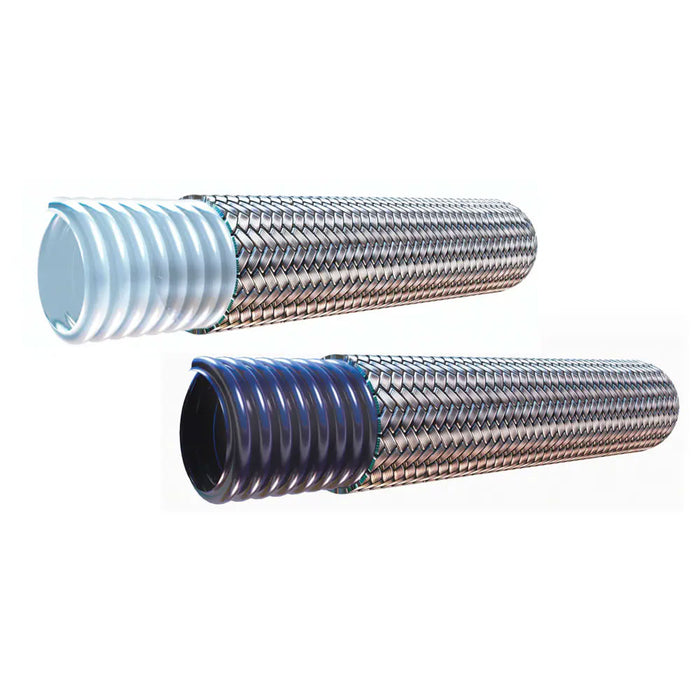 Manguera de PTFE convoluta antiestática Parker 939B-12 de 3/4 in