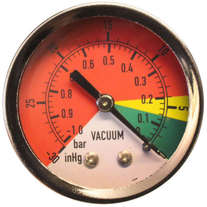Manómetro de Vacío Parker 936909;X con Escala Tricolor
