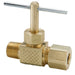 Valvula Aguja Parker NV106C-4-4 — Latón Serie NV