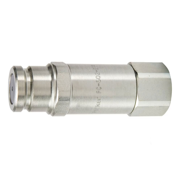 Niple Macho Acople Cara Plana HTMA Parker FC-752-12FO de 3/4 in UNF Hembra
