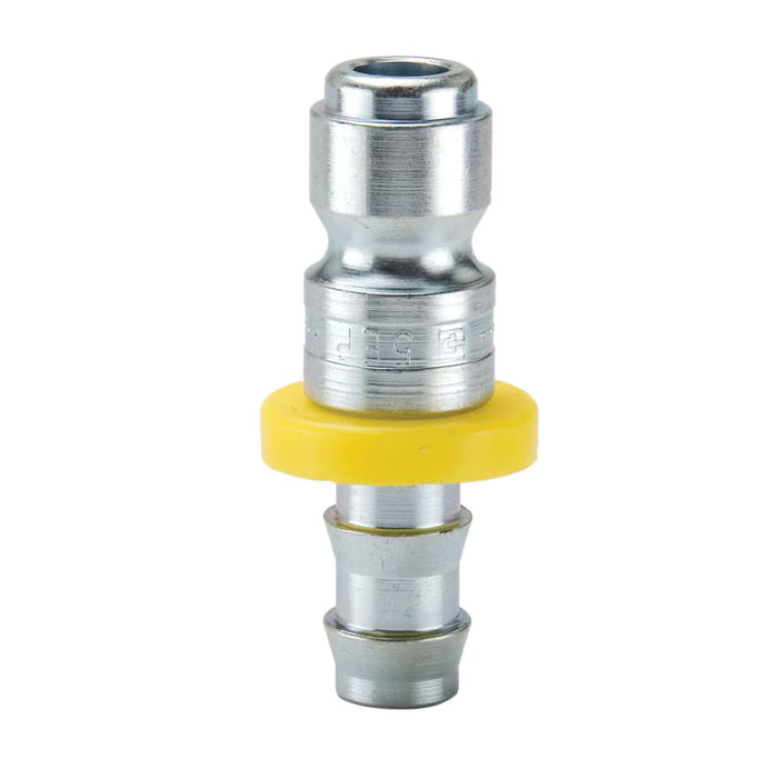 Niple Macho Parker 5EP Serie 10 Tru-Flate Automotriz Cuerpo 3/8 in Conexión Barb Push-Lok para Manguera 3/8 in