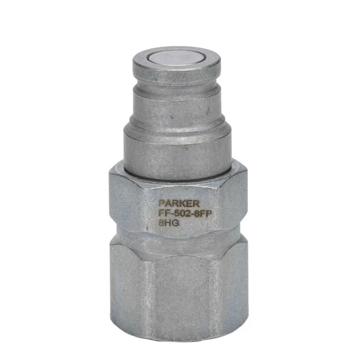Niple Macho Parker FF-502-8FP Acople Cara Plana HTMA de 1/2 in NPSF Hembra
