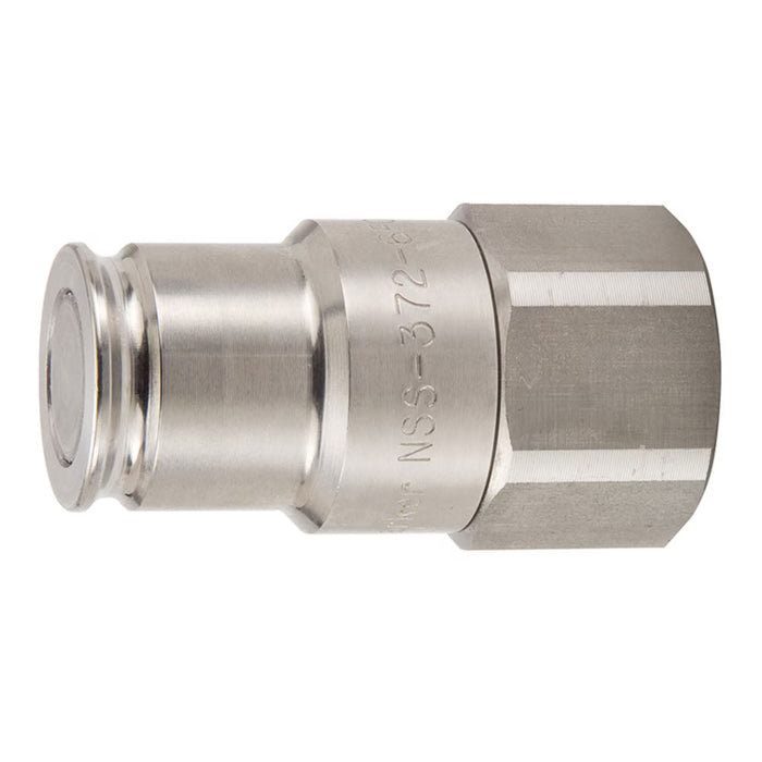 Niple para Acoplador Rapido de Alta Caudal Parker NSS-372-6FO Serie NSS de 9/16-18 UNF Hembra Cara Plana
