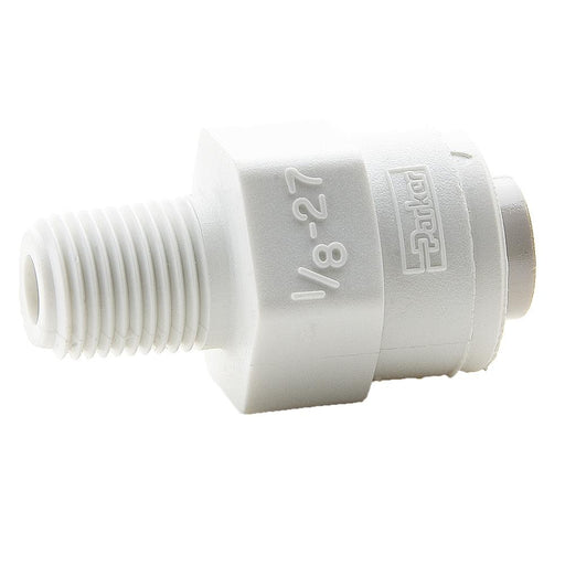 Conector Parker PP4MC6 — Polipropileno 1/4" NPT 3/8"