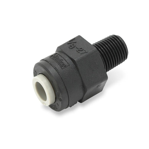 Conector Parker PPB4MC4-MG — 1/4" NPT Polipropileno FDA
