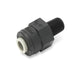 Conector Parker PPB4MC4-MG — 1/4" NPT Polipropileno FDA