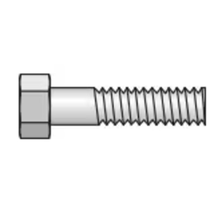 Perno hexagonal Parker BCPT-5 de acero zincado para abrazadera de tubo de 1/4-20 UNC
