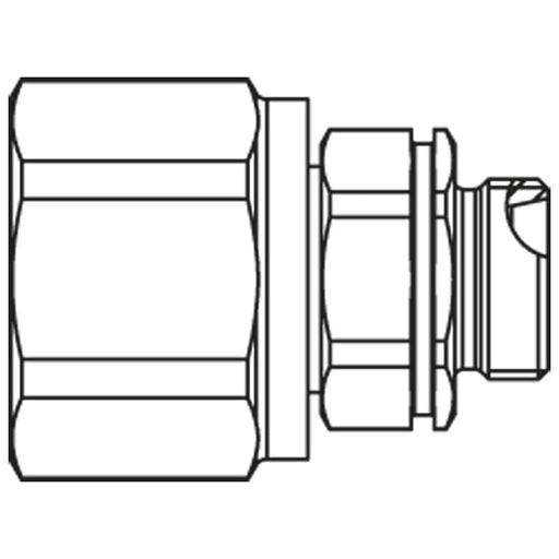 Acoplador Roscado Parker QHPA16-D6X6-C — 450 Bar Acero