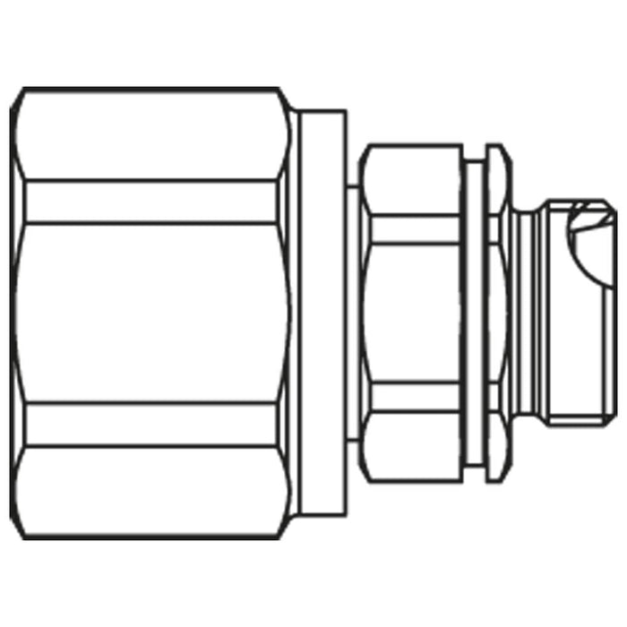 Acoplador Roscado Parker QHPA16-D6X6-C — 450 Bar Acero