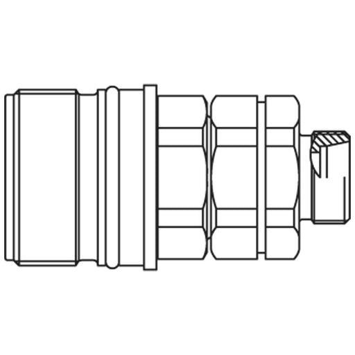 Acoplamiento Parker QHPA56-D6X6-C — Roscado 450 Bar